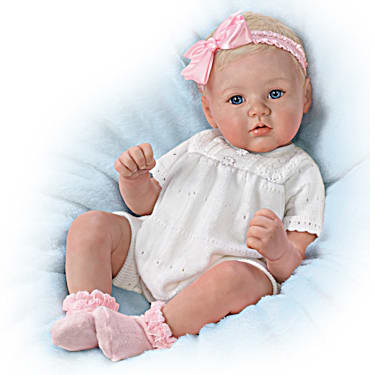 Ashton Drake Marissa May Perfect In Pink Annika Lifelike Baby Girl Doll NEW NIB 