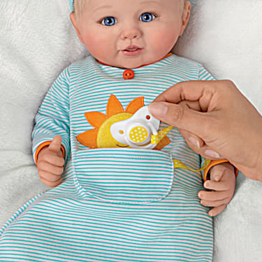 Ashton Drake Violet Parker "Pocket Full Of Sunshine" Weighted Baby Doll NEW Gift 