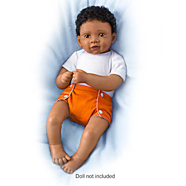 Sweet Baby Boy Lifelike 16'' Baby Boy Doll  Anatomically Correct Ashton Drake 