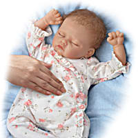 Quiet Moments Bella Rose Hand-Painted Reborn Baby Doll With Hand