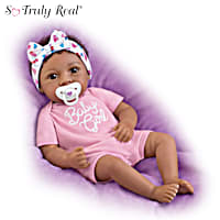 So Truly Real Little Buddy Vinyl Baby Doll Weighted To Feel Like A Newborn  With Magnetic Pacifier