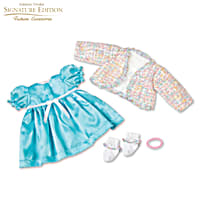 Teatime 4-Piece Satin Dress Custom Baby Doll Ensemble That