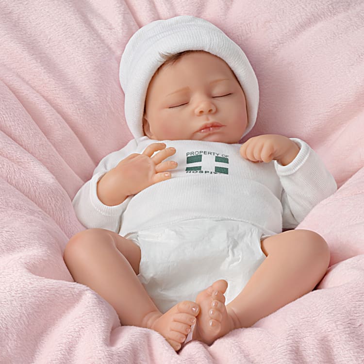 The Ashton - Drake Galleries Hush, Little Baby Lifelike Breathing Doll  Lifelike Poseable So Truly Real® Interactive & Realistic Baby Doll with  RealTouch® Vinyl Skin by Waltraud Hanl 18-inches 