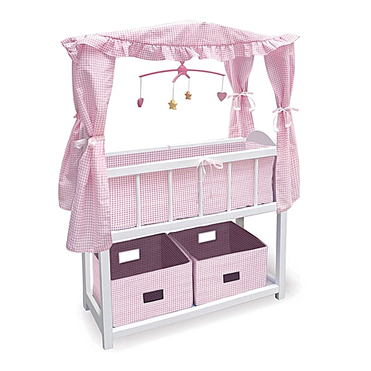Toy crib for dolls clearance