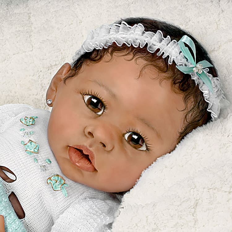 Ashton drake black baby dolls sales