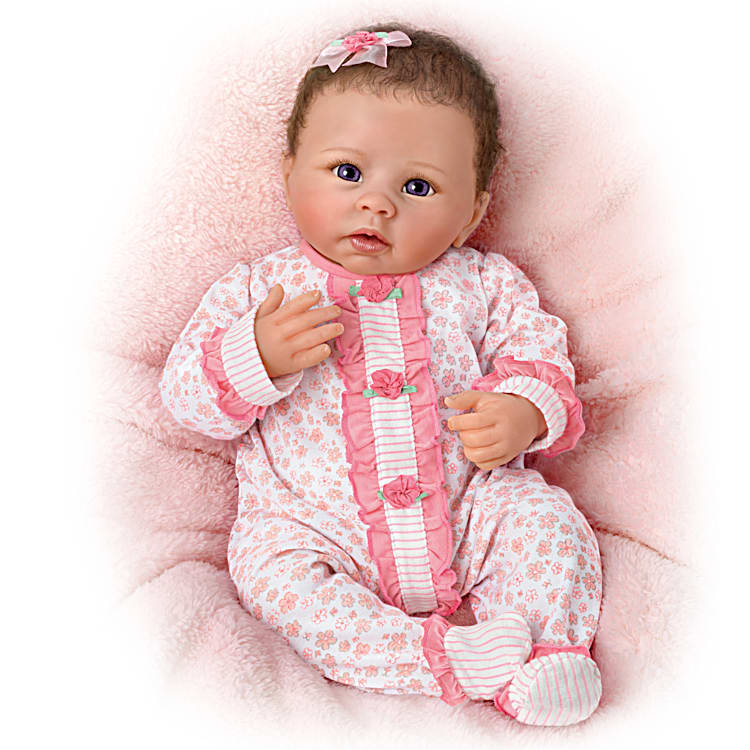 Touch-Activated Lifelike Baby Doll By Linda Murray 赤ちゃん人形