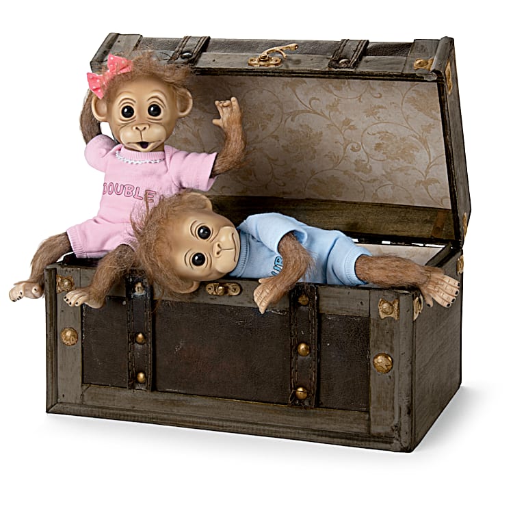 Reborn monkey twins sales