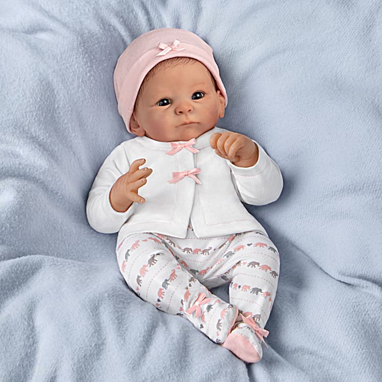 Little peanut reborn baby doll discount