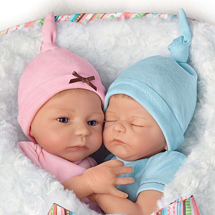 Ashton drake twin baby dolls best sale