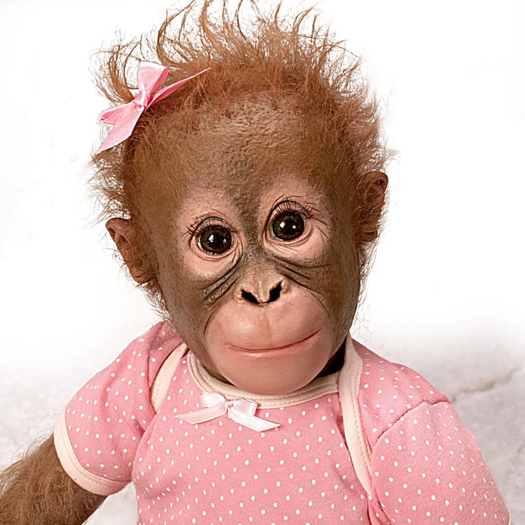 Annabelles Hugs So Truly Real Poseable Lifelike Monkey Doll