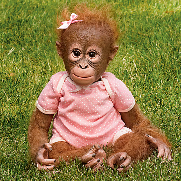 Annabelles Hugs So Truly Real Poseable Lifelike Monkey Doll