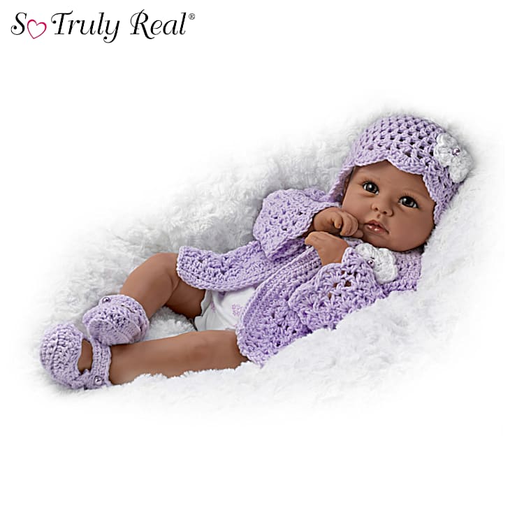 Black Doll 18 Real Looking Baby Reborn Doll Lifelike African American Baby  Doll