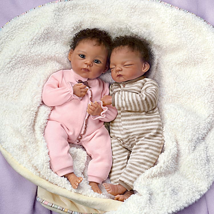 Ashton drake twin baby dolls sales