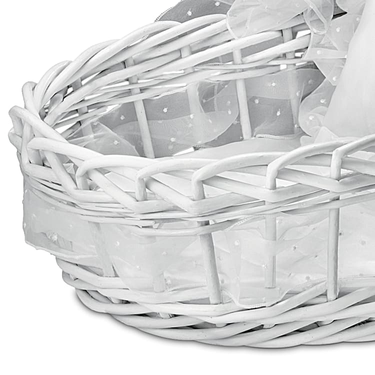 Wicker doll basket hot sale