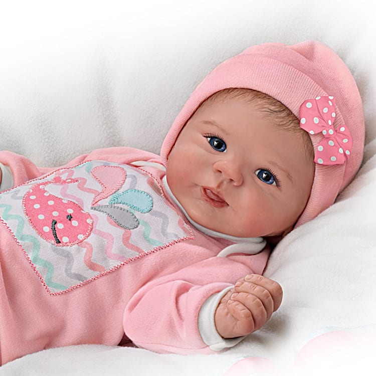 Little Squirt Lifelike Newborn Baby Doll