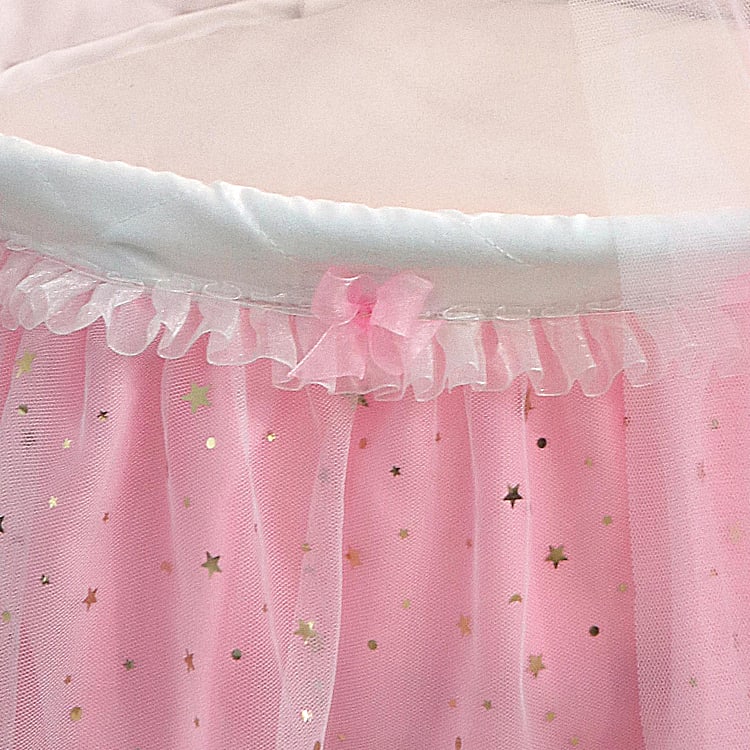 Round bassinet with canopy store