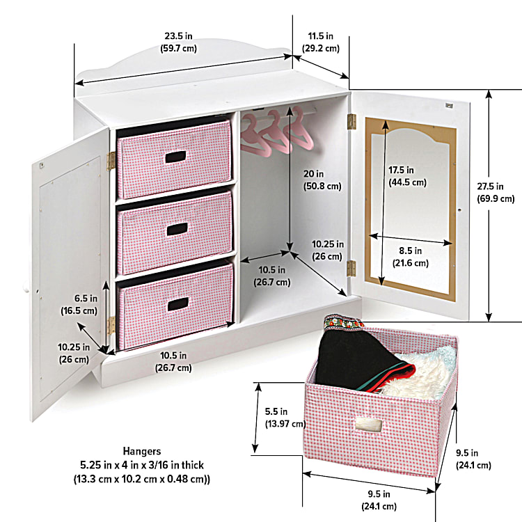 Doll armoire cheap