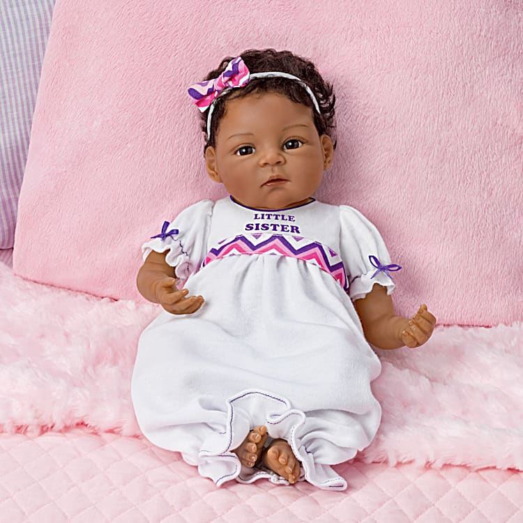 A Sisters Love Lifelike Child And Baby Doll Set