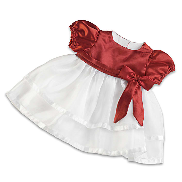white christmas dresses Baby Girl Christmas Dress, Red Tulle Tutu Romper for Toddler & Newborn main image 0