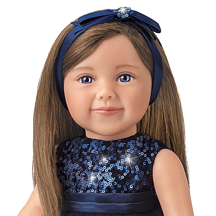 Lucys Big Adventures 18 Tall Lifelike Child Play Doll With Custom Designed Outfits