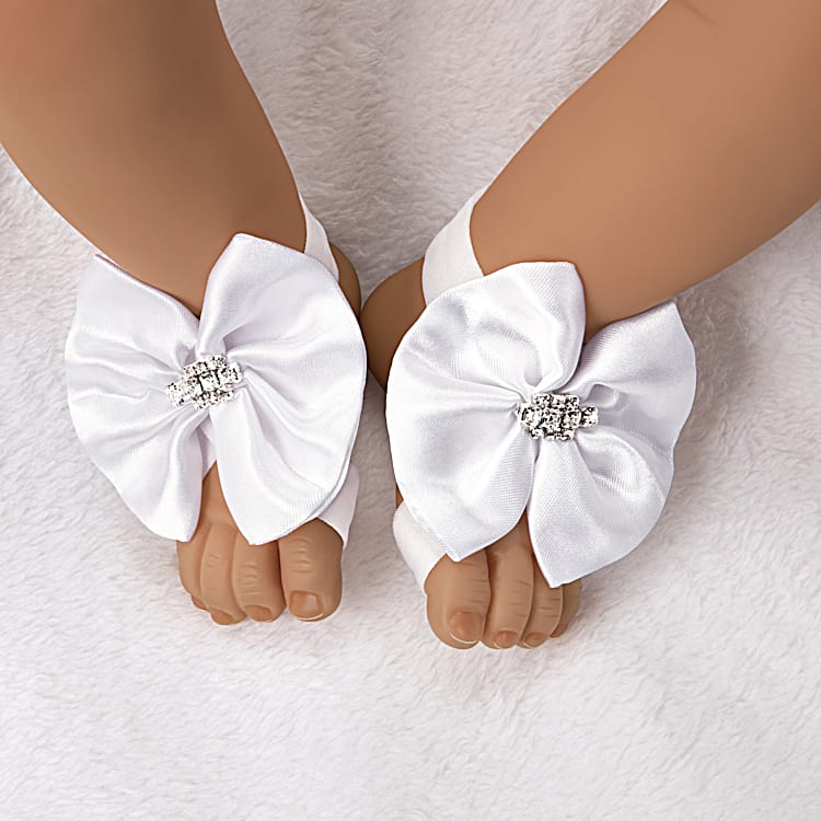 Baby ribbon sandals top