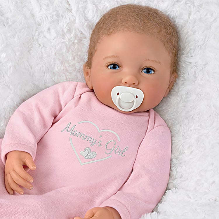 Boneca Bebê Reborn Alanna Baby Doll by Artist Ping Lau: Ashton Drake 45 cm  - Miami Outlet Importados