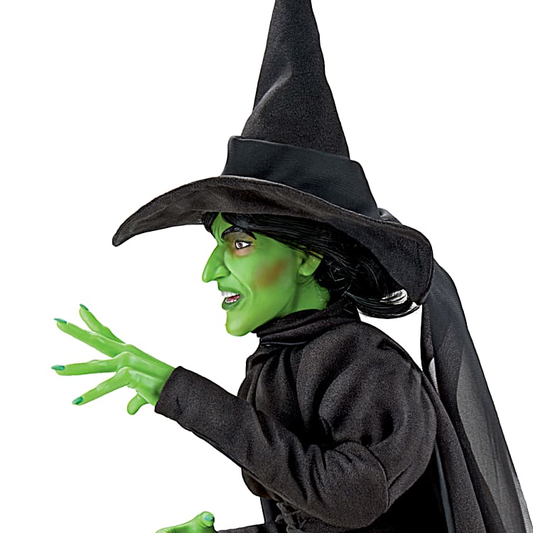 THE WIZARD OF OZ Wicked Witch Of The West Poseable Portrait Figure With  Hand-Painted Details