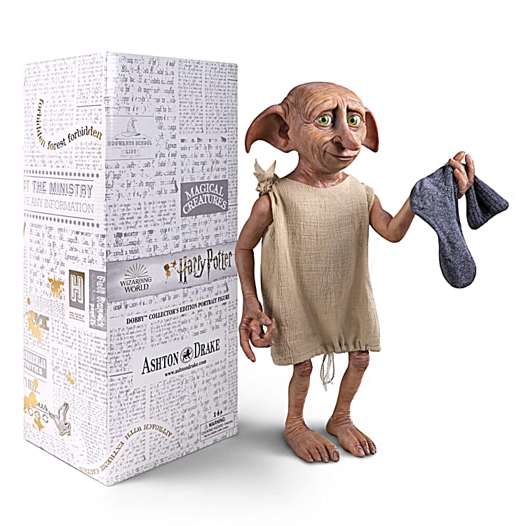 HARRY POTTER Poseable Portrait Figure Collection Featuring DOBBY