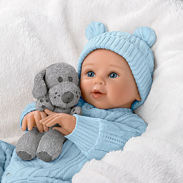 Plush baby cheap boy doll
