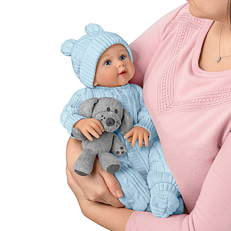 Aiden, My Snuggle Pup Baby Doll And Plush Dog Set