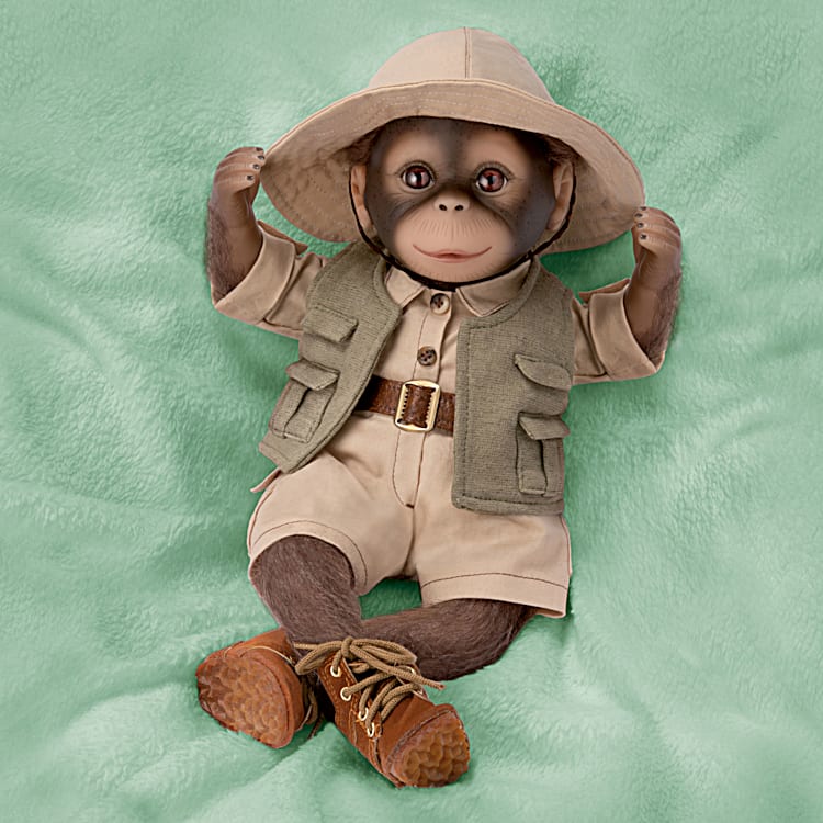 So Truly Real Milo The Safari Vinyl Monkey Doll Featuring A Custom