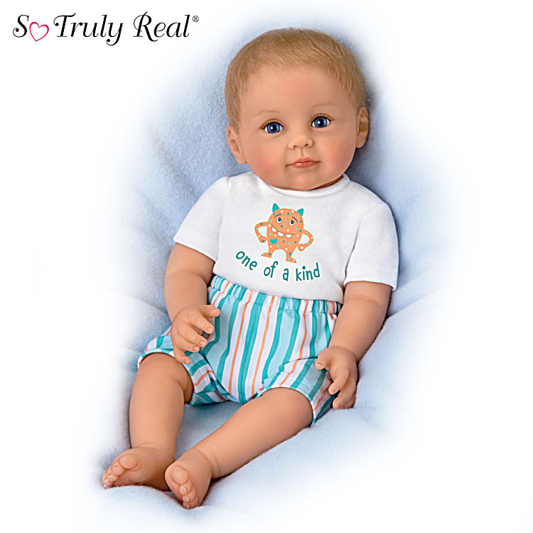 So Truly Real One Of A Kind Cody Vinyl Baby Doll By Artist Ping Lau That Includes A Magnetic Pacifier