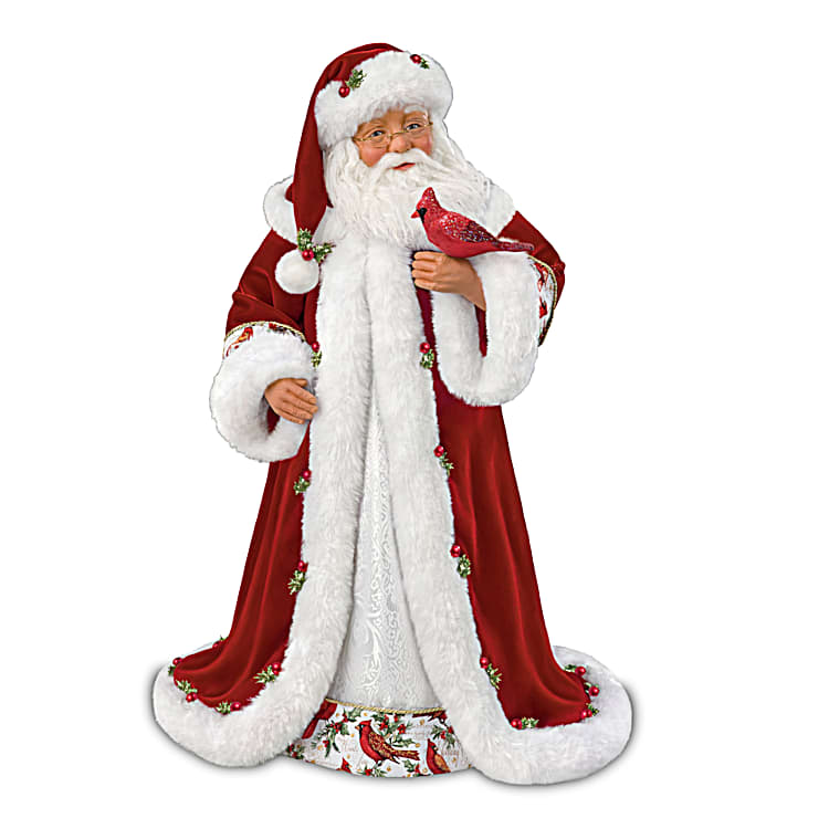 Winter Blessings Musical Santa Claus Doll By Artist Karen Vander