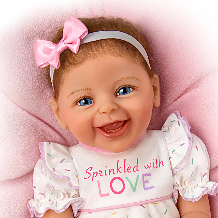 Ina volprich breathing store silicone baby doll