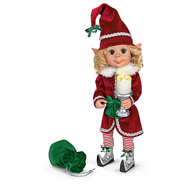 Hugging Elf Pop Up Christmas Card 