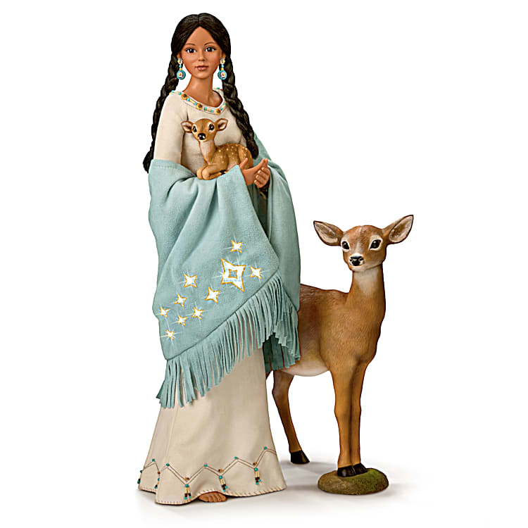 Ashton drake native american dolls clearance