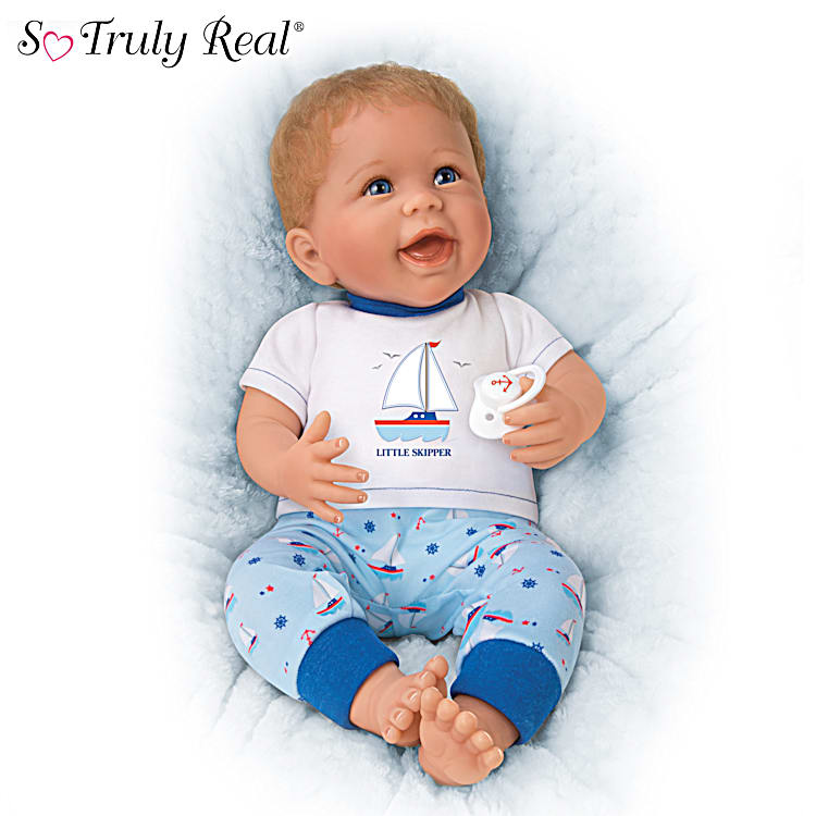 So Truly Real Little Skipper Vinyl Baby Doll By Artist Linda