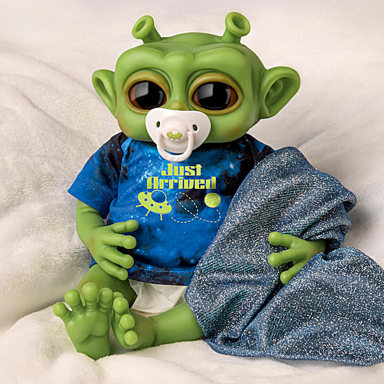 Alien Doll Just Arrived Green Silicone Alien Baby Doll