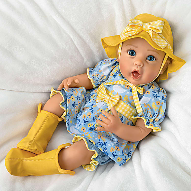 So Truly Real Singing In The Rain Realistic Baby Doll That Babbles