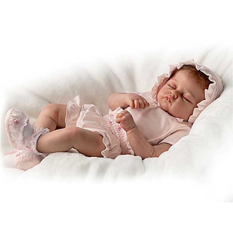 Paradise Galleries Reborn Baby Doll Girl - 20 Inch Smiling Sleeper With  Rooted Hair, Made In Gentletouch Vinyl, 4-piece Realistic Doll Gift Set :  Target