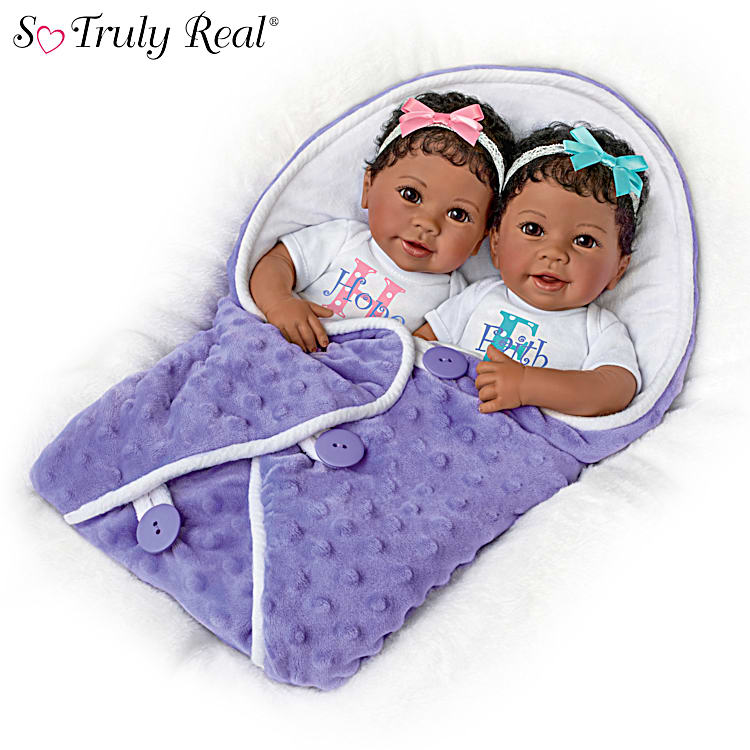 Reborn twins black clearance