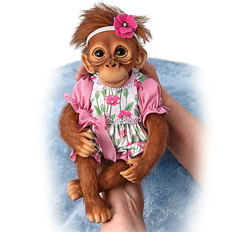 Monkey dolls that look real discount