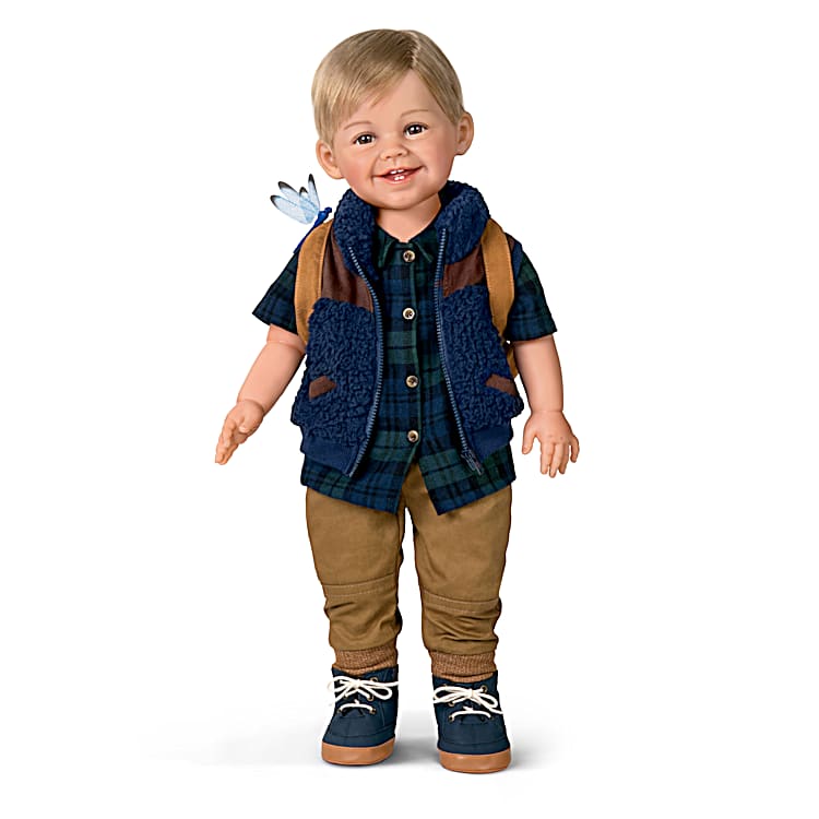 So Truly Real Little Explorer Hand Painted Toddler Doll With
