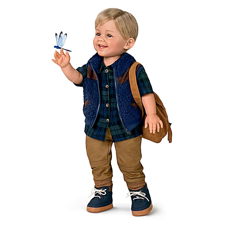 So Truly Real Little Explorer Hand Painted Toddler Doll With