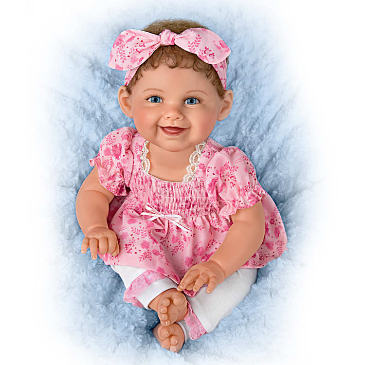 Reborn Dolls 19Inch Handmade Realistic Baby Dolls Soft Cloth Body