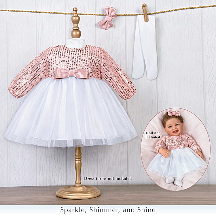 Sparkle, Shimmer And Shine 3-Piece Party Dress Baby Doll