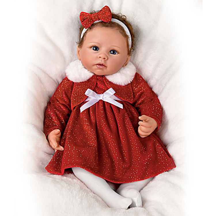 Baby in christmas dress deals