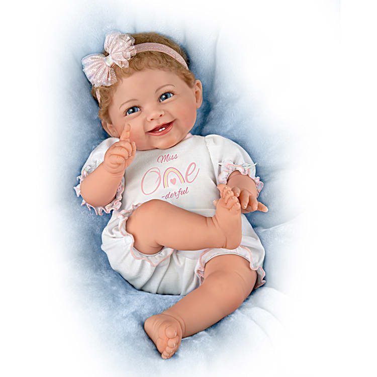 So Truly Real Lifelike Baby Doll Featuring A Sparkling Pink Tulle