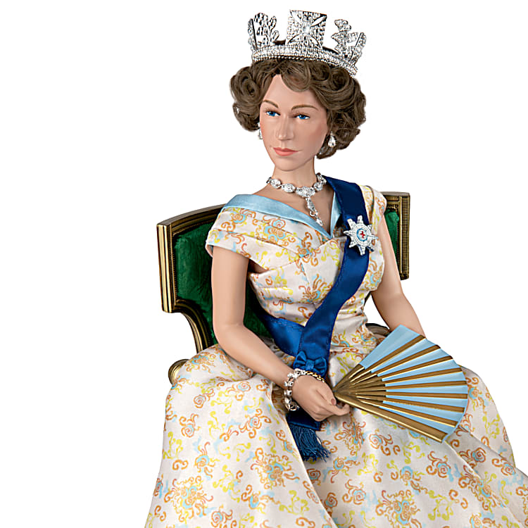 Queen elizabeth discount porcelain doll