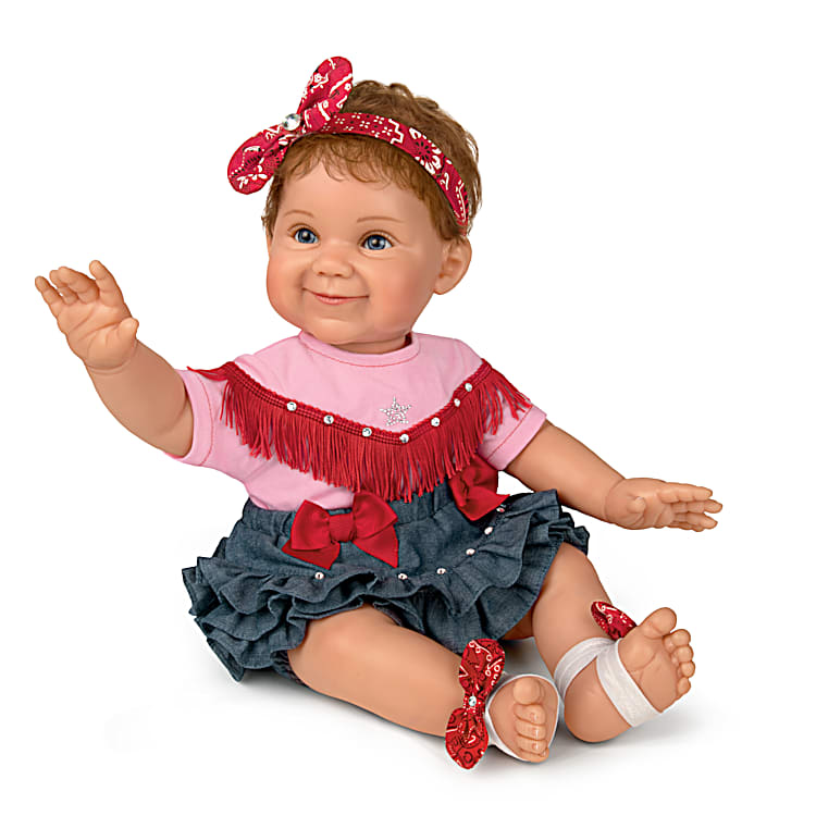 Boneca Bebê Reborn Alanna Baby Doll by Artist Ping Lau: Ashton Drake 45 cm  - Miami Outlet Importados